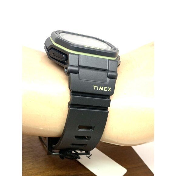 Timex Men's Watch TW2V59800 Command Encounter Digital Quartz Indiglo Black 45mm - Picture 13 of 15